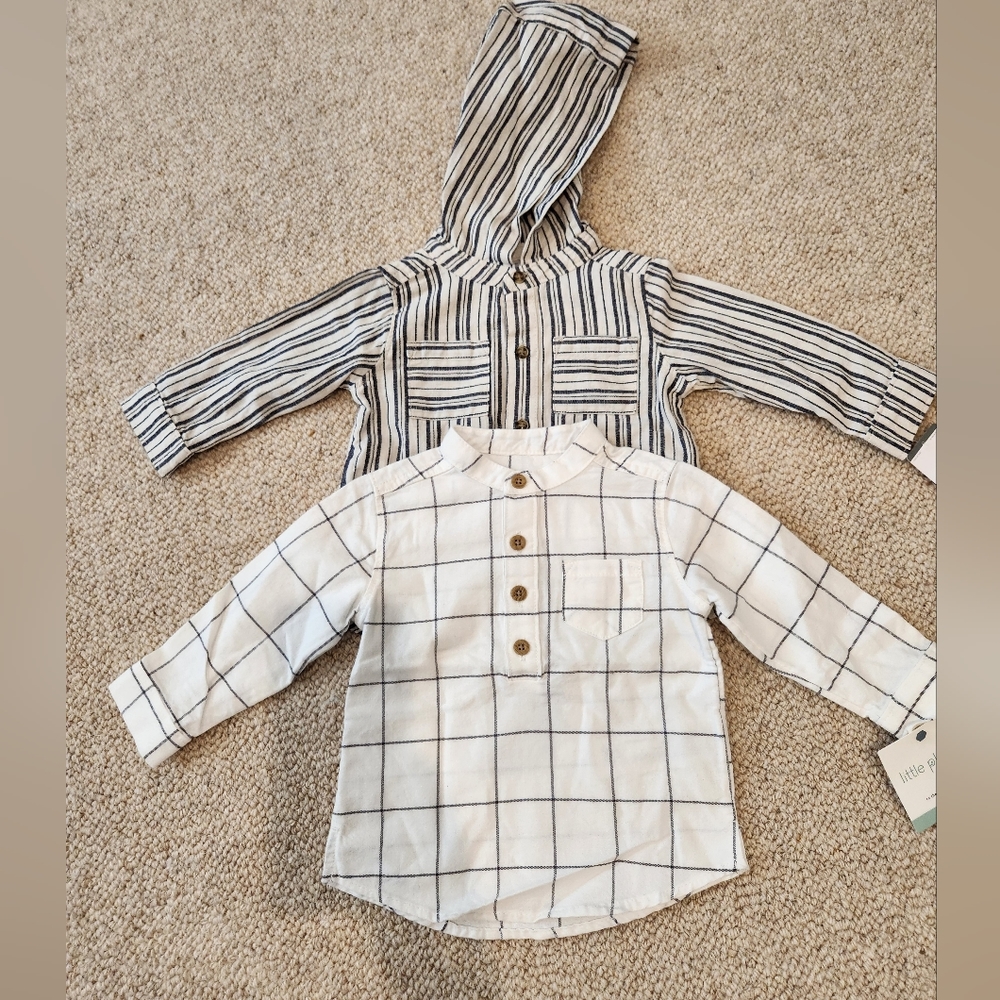 🆕️3 Piece Bundle! 9-month outfit! Oshkosh B'gosh and Little Planet Carters!